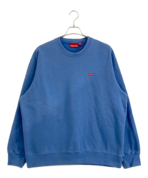 SUPREME（シュプリーム）SUPREME (シュプリーム) Supreme Small Box Crew Neck スウェット ブルー サイズ:Lの古着・服飾アイテム