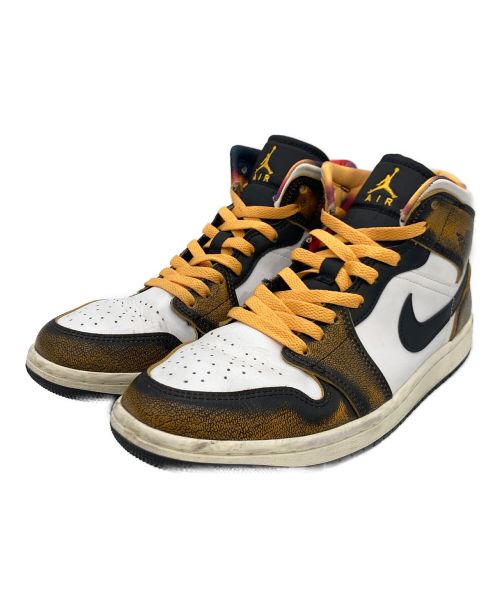 NIKE（ナイキ）NIKE (ナイキ) NIKE AIR JORDAN 1 MID SE イエロー サイズ:US 8の古着・服飾アイテム