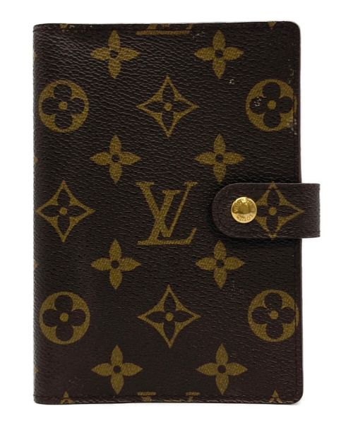 LOUIS VUITTON（ルイ ヴィトン）LOUIS VUITTON (ルイ ヴィトン) LOUIS VUITTON アジェンダ PM 手帳カバー ブラウンの古着・服飾アイテム