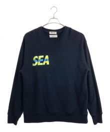 WIND AND SEA×FACETASM（ウィンド アンド シー×ファセッタズム）の古着「WIND AND SEA × FACETASM スウェット」｜ブラック