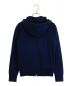 maison kitsune (メゾンキツネ) MAISON KITSUNE CHILLAX FOX PATCH ZIPPED HOODIE ネイビー サイズ:XXS：8000円