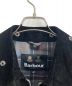 中古・古着 Barbour (バブアー) BEDALE/ビデイル ワックスコットンブルゾン・スリムフィット ブラック サイズ:42：30000円