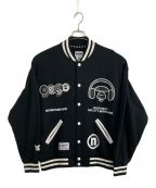 A BATHING APE×9090アベイシングエイプ×ナインティナインティ）の古着「スタジャン」｜ブラック