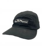 SUPREMEシュプリーム）の古着「Arabic Logo Camp Cap」｜ブラック