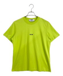 MSGM（エムエスジーエム）の古着「MSGM/エムエスジーエム ロゴTシャツ」｜イエロー