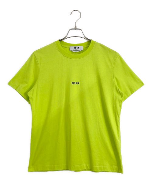 MSGM（エムエスジーエム）MSGM (エムエスジーエム) MSGM/エムエスジーエム ロゴTシャツ イエロー サイズ:Lの古着・服飾アイテム