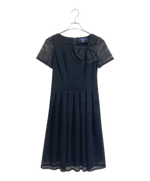 M'S GRACY（エムズグレイシー）M'S GRACY (エムズグレイシー) M'S GRACY レーシーメッシュドレス ネイビー サイズ:36の古着・服飾アイテム