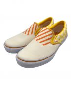 VANS×MOONEYESバンズ×ムーンアイズ）の古着「VANS × MOONEYES SLIP-ON スリッポン」｜オレンジ