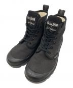 PALLADIUM×maison kitsuneパラディウム×メゾンキツネ）の古着「PALLADIUM × maison kitsune（パラディウム×メゾンキツネ）ハイカットスニーカー」｜ブラック