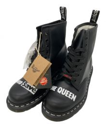 Dr.Martens×SEX PISTOLS（ドクターマーチン×セックス・ピストルズ）の古着「Dr.Martens(ドクターマーチン)×sex pistols(セックスピストルズ)8ホールブーツ」｜ブラック