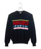 KENZOケンゾー）の古着「KENZO クルーネックニット」｜ブラック