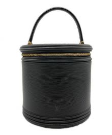 LOUIS VUITTON（ルイ ヴィトン）の古着「LOUIS VUITTON エピ カンヌ バニティバッグ」｜ブラック