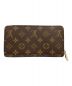 LOUIS VUITTON (ルイ ヴィトン) LOUIS VUITTON モノグラム ジッピーウォレット ブラウン：65000円