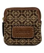 LOEWEロエベ）の古着「LOEWE ロゴ入りコインケース」｜ベージュ