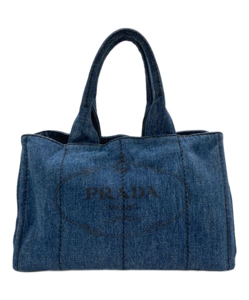 PRADA（プラダ）PRADA (プラダ) PRADA カナパ ハンドバッグ トートバッグ インディゴの古着・服飾アイテム