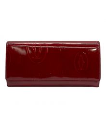 Cartier（カルティエ）の古着「Cartier ハッピーバースデー 長財布」｜レッド