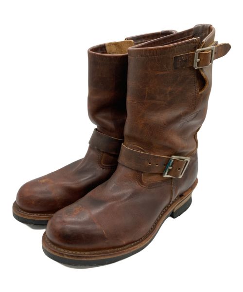 RED WING（レッドウィング）RED WING (レッドウィング) エンジニアブーツ ブラウン サイズ:8Dの古着・服飾アイテム