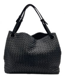 BOTTEGA VENETA（ボッテガベネタ）の古着「BOTTEGA VENETA（ボッテガベネタ）ハンドバッグ」｜ブラック