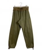 NIGEL CABOURNナイジェルケーボン）の古着「NIGEL CABOURN（ナイジェルケーボン）40's MILITARY SWEAT PANTS」｜オリーブ