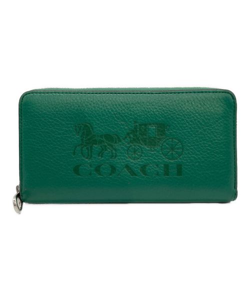 COACH（コーチ）COACH (コーチ) COACH 長財布 グリーンの古着・服飾アイテム