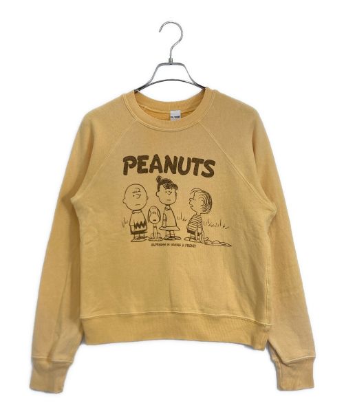 RE/DONE（リダン）RE/DONE (リダン) PEANUTS (ピーナッツ) RE/DONE×PEANUTS スウェットスウェット オレンジ サイズ:XSの古着・服飾アイテム