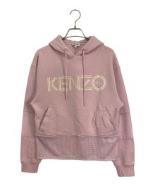 KENZO（ケンゾー）の古着「KENZO ロゴパーカー」｜ピンク