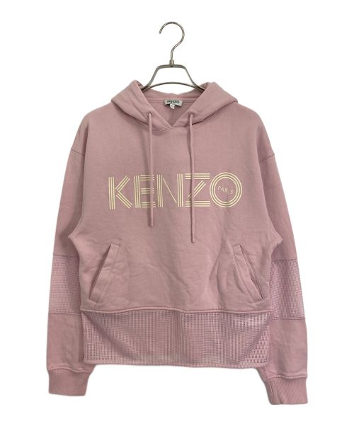 KENZO（ケンゾー）KENZO (ケンゾー) KENZO ロゴパーカー ピンク サイズ:XSの古着・服飾アイテム