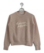 maison kitsuneメゾンキツネ）の古着「MAISON KITSUNE ニットセーター」｜ピンク