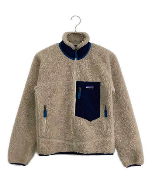 Patagonia（パタゴニア）Patagonia (パタゴニア) クラシック・レトロX・ジャケット アイボリー×ネイビー サイズ:XXSの古着・服飾アイテム