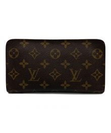 LOUIS VUITTON（ルイ ヴィトン）の古着「モノグラム ポルトモネ・ジップ」｜ブラウン