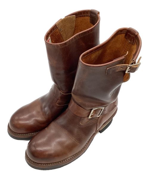 RED WING（レッドウィング）RED WING (レッドウィング) エンジニアブーツ ブラウン サイズ:8 1/2の古着・服飾アイテム