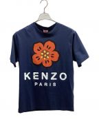 KENZOケンゾー）の古着「Boke Flower Tシャツ」｜ネイビー