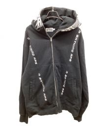 A BATHING APE（アベイシングエイプ）の古着「MOTOR SPORT FULL ZIP HOODIE」｜ブラック