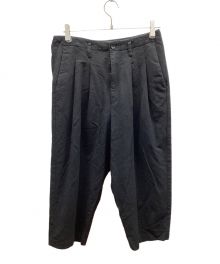 VOAAOV（ヴォアーブ）の古着「TUCK PANTS」｜ブラック