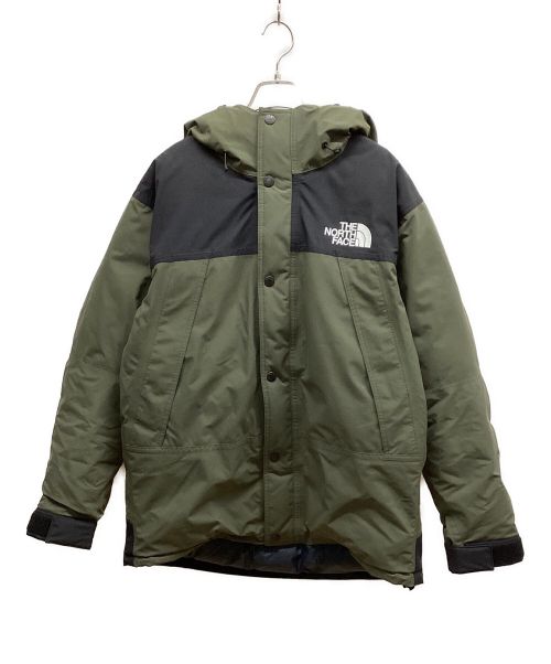 THE NORTH FACE（ザ ノース フェイス）THE NORTH FACE (ザ ノース フェイス) マウンテンダウンジャケット ブラック×カーキ サイズ:XLの古着・服飾アイテム