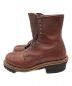 RED WING (レッドウィング) 茶ロガーブーツ ブラウン サイズ:8D：24800円