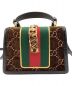 GUCCI (グッチ) ショルダーバッグ ブラウン×ブラック：97800円