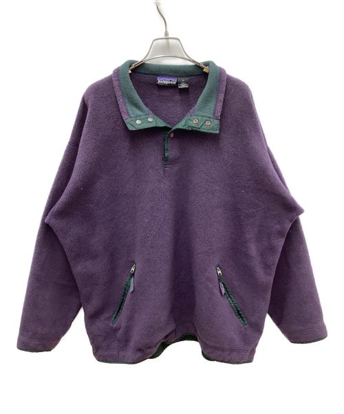 Patagonia（パタゴニア）Patagonia (パタゴニア) ライトウェイトシンチラビッグT パープル サイズ:Lの古着・服飾アイテム