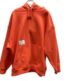 Champion×WTAPS（チャンピオン×ダブルタップス）の古着「フーデットスウェットシャツ」｜レッド