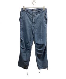 AURALEE（オーラリー）の古着「WOOL LINEN TWILL FIELD PANTS」｜ブルー