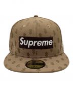 SUPREME×New Eraシュプリーム×ニューエラ）の古着「Monogram Box Logo New Era」｜ベージュ