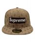 SUPREME（シュプリーム）の古着「Monogram Box Logo New Era」｜ベージュ