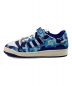 adidas (アディダス) A BATHING APE (アベイシングエイプ) スニーカー ホワイト×ブルー サイズ:27.5：15000円