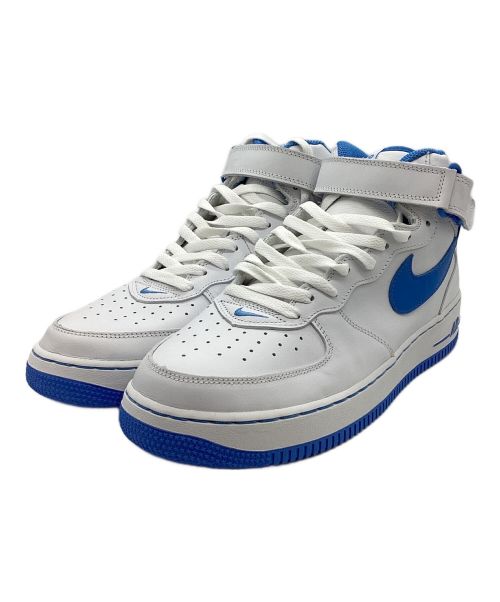 NIKE（ナイキ）NIKE (ナイキ) AIR FORCE1 MID ホワイト×ブルー サイズ:29cmの古着・服飾アイテム