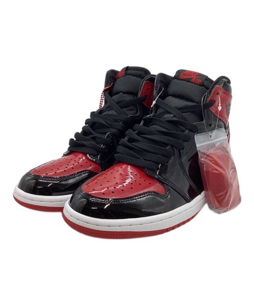 NIKE（ナイキ）NIKE (ナイキ) AIR JORDAN 1 RETRO HIGH OG BRED PATENT レッド サイズ:26cm 未使用品の古着・服飾アイテム