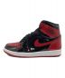 NIKE (ナイキ) AIR JORDAN 1 RETRO HIGH OG BRED PATENT レッド サイズ:26cm 未使用品：22000円