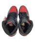 中古・古着 NIKE (ナイキ) AIR JORDAN 1 RETRO HIGH OG BRED PATENT レッド サイズ:26cm 未使用品：22000円