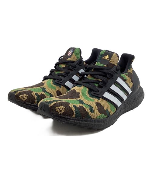 adidas（アディダス）adidas (アディダス) BAPE BY A BATHING APE (ベイプバイアベイシングエイプ) ULTRA BOOST グリーン サイズ:26cm 未使用品の古着・服飾アイテム