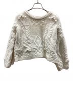 TODAYFULトゥデイフル）の古着「Pattern Hand Knit」｜アイボリー