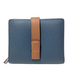 LOEWE（ロエベ）の古着「2つ折り財布」｜ブラウン×グレー